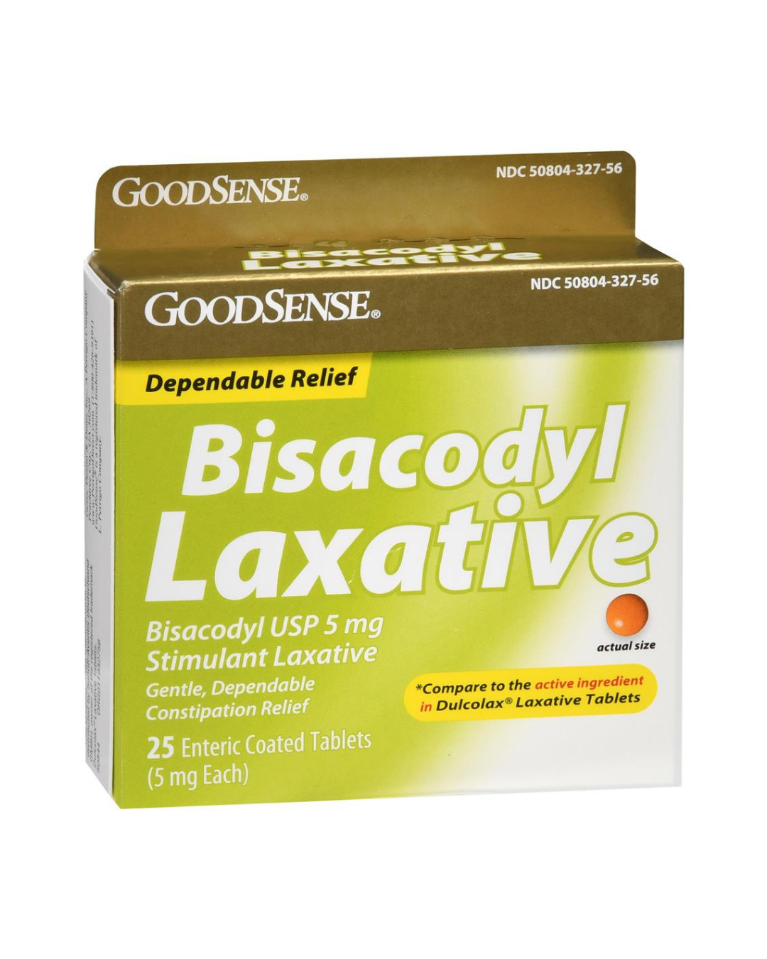 GoodSense Bisacodyl Laxative, 5 mg, Tablets
