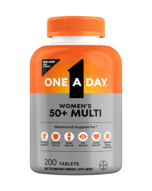 One A Day Women's Multivitamin 50+ Multi-Nutrition Support