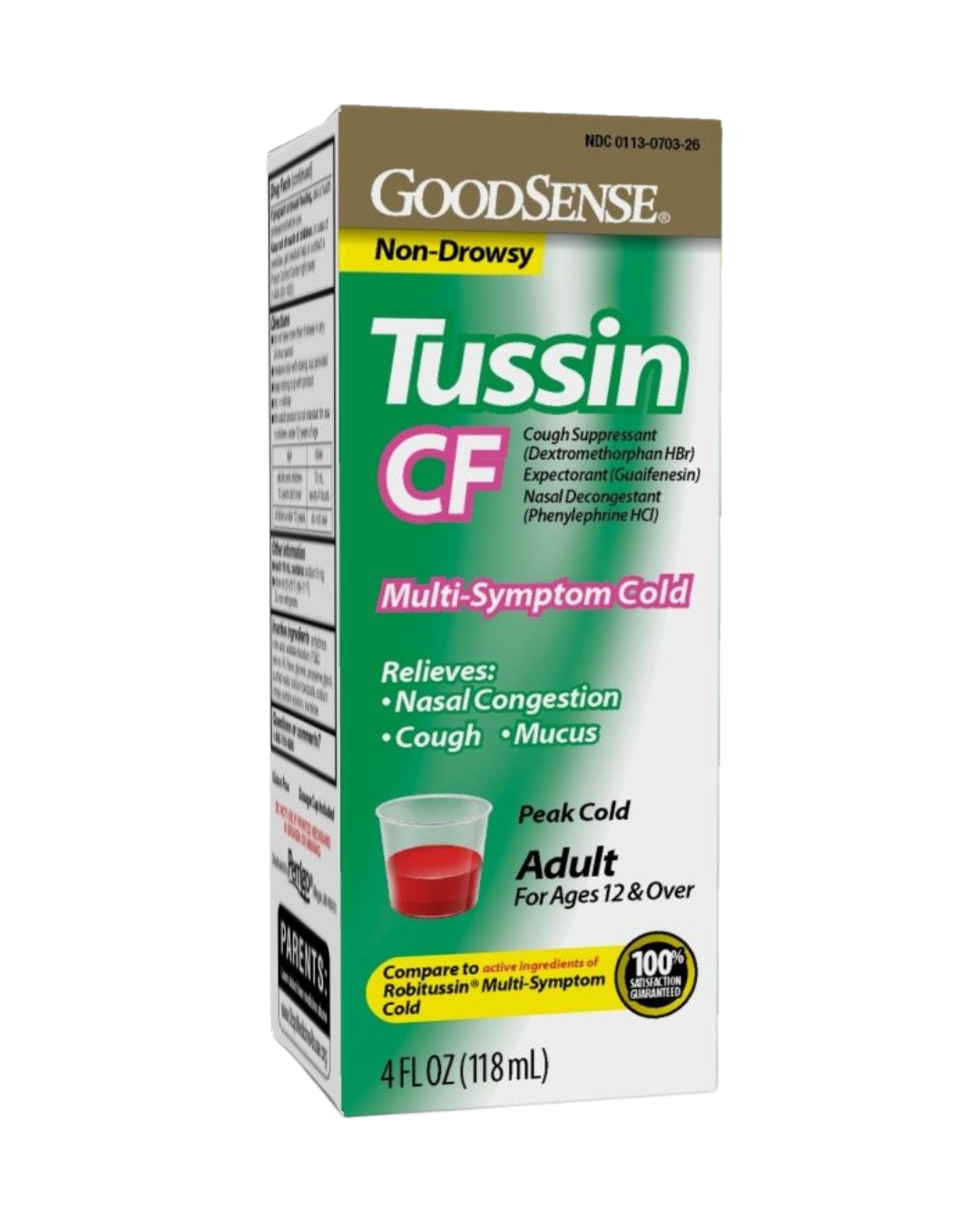 GoodSense Multi-Symptom Flu & Cold Relief Liquid 4oz