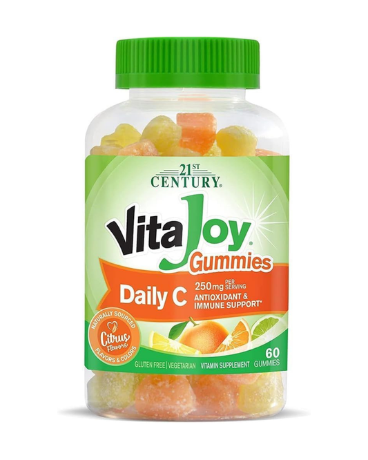 21st Century VitaJoy Daily C 250 mg Gummies, Citrus, 60 Count