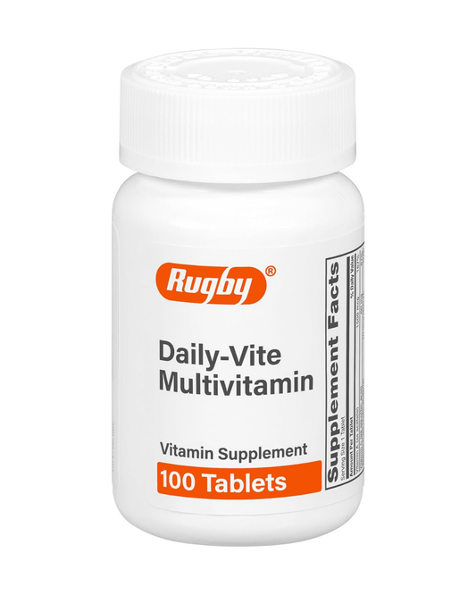 Rugby Daily-Vite Multivitamin Vitamin Supplement - 100 Tablets