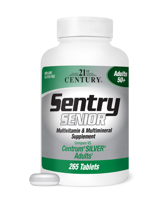 21st Century, Sentry Senior, Multivitamin & Multimineral Supplement, Adults 50+, 265 Tablets