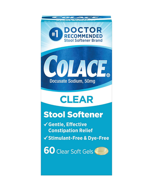 Colace-Clear stool softener
