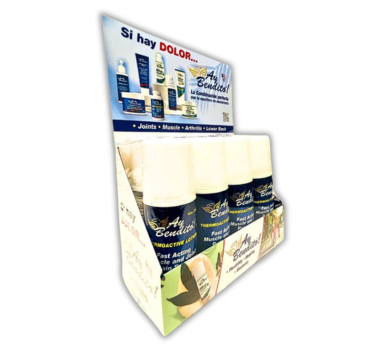 Pain Relief, Thermoactive Roll On-Case 8/3.18 oz (Ay Bendito)