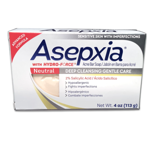 Soap, Neutral Deep Cleansing Gentle Soap 4.0 oz (Asepxia)