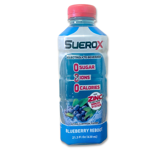 SueroX Zero Sugar Electrolyte Drink, 12-Pack